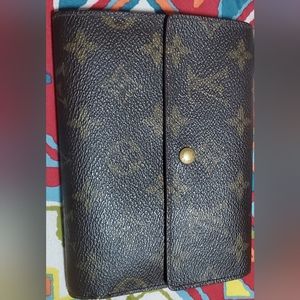 Vintage Louis Vuitton monogram Canvas Porte Tresor Etui papers wallet